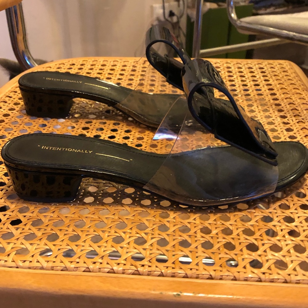 Intentionally blank sandals